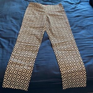 Krazy Larry Optical Diamond Pull-On Ankle Pants